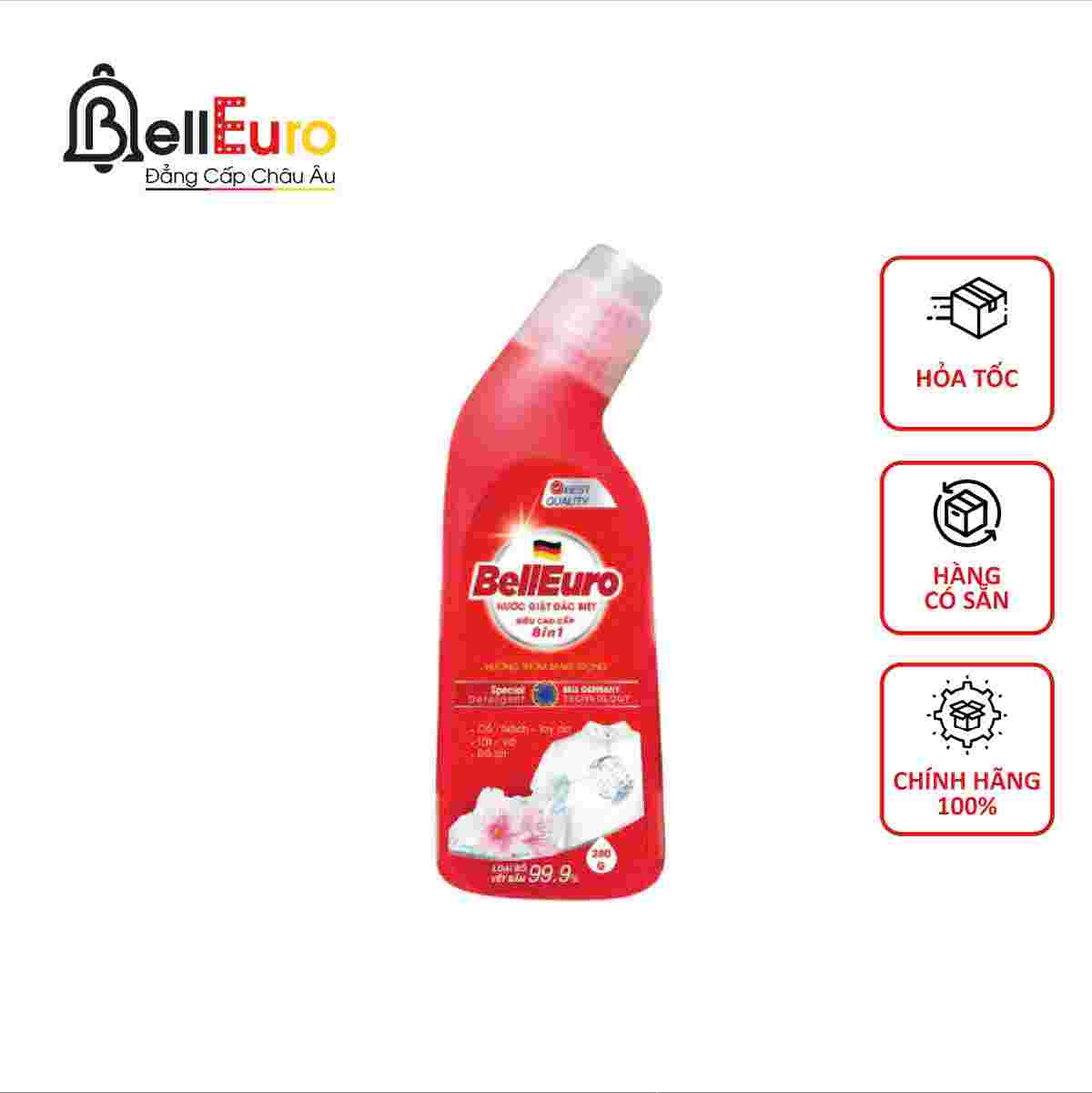 Nước Giặt Cổ Tay Áo Công Nghệ Sinh Học Bell Euro 280G